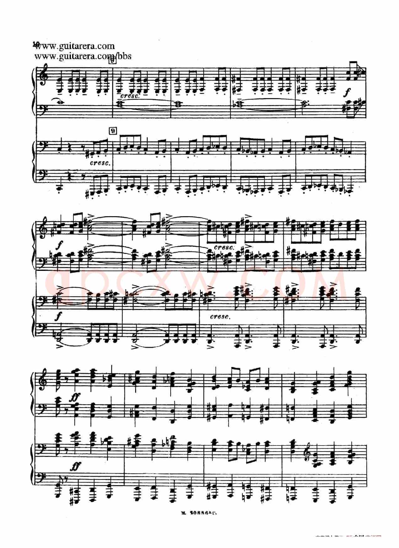 第二双钢琴组曲 Suite for Two Pianos No.2 Op.17(1. 引子 Introduction)