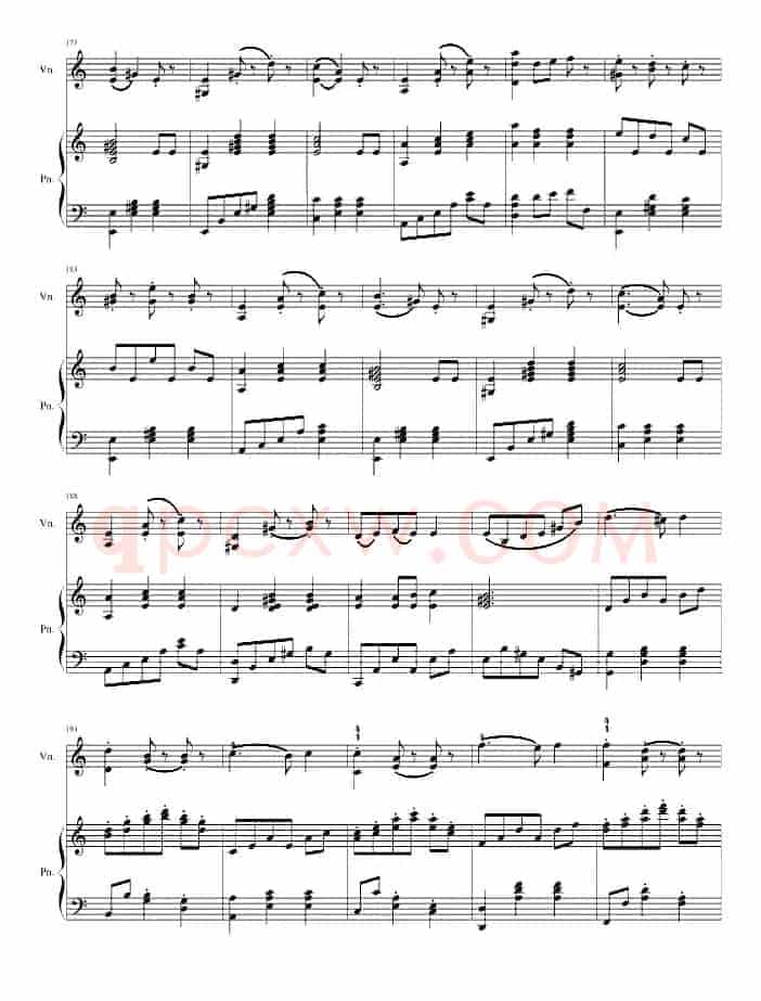 A小调舞曲（For Piano And Violin）