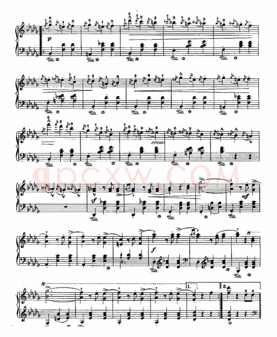 Grande valse brillante，Op.18,No.1