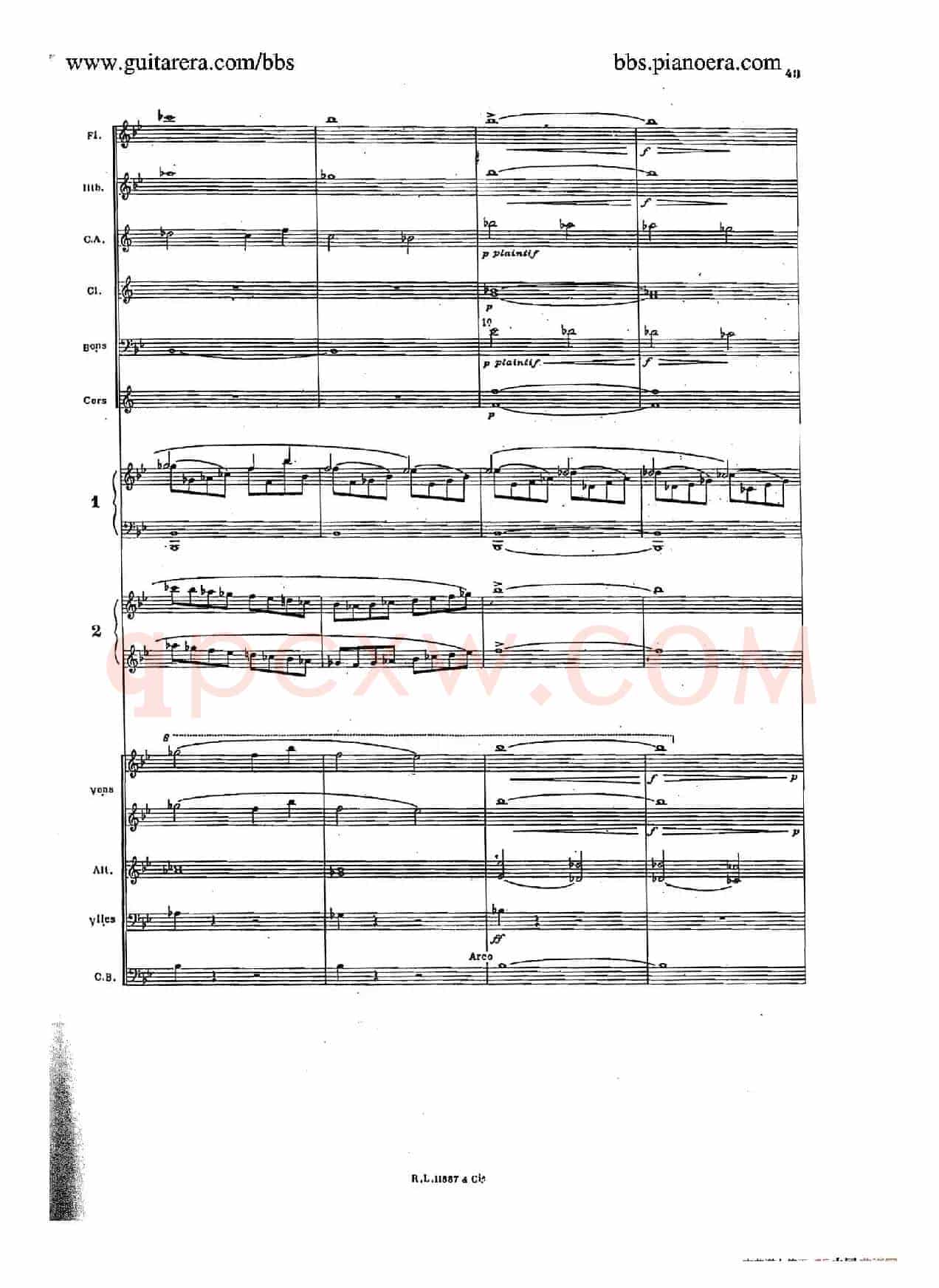 Concerto for 2 Pianos in d Minor(d小调双钢琴协奏曲·总谱)