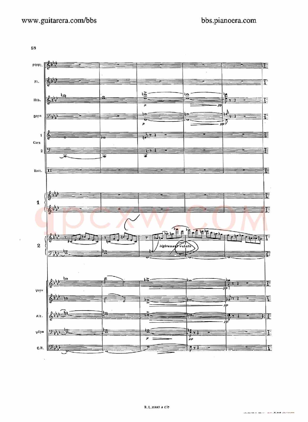 Concerto for 2 Pianos in d Minor(d小调双钢琴协奏曲·总谱)
