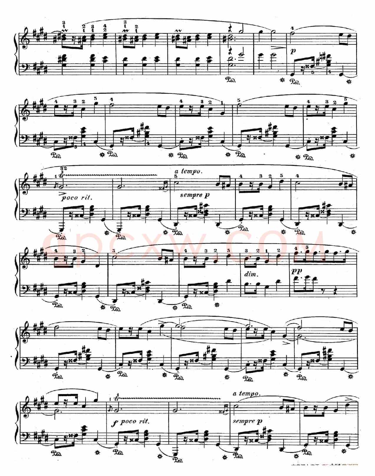 Quatre Mazurkas Op.30(4首玛祖卡舞曲·4)