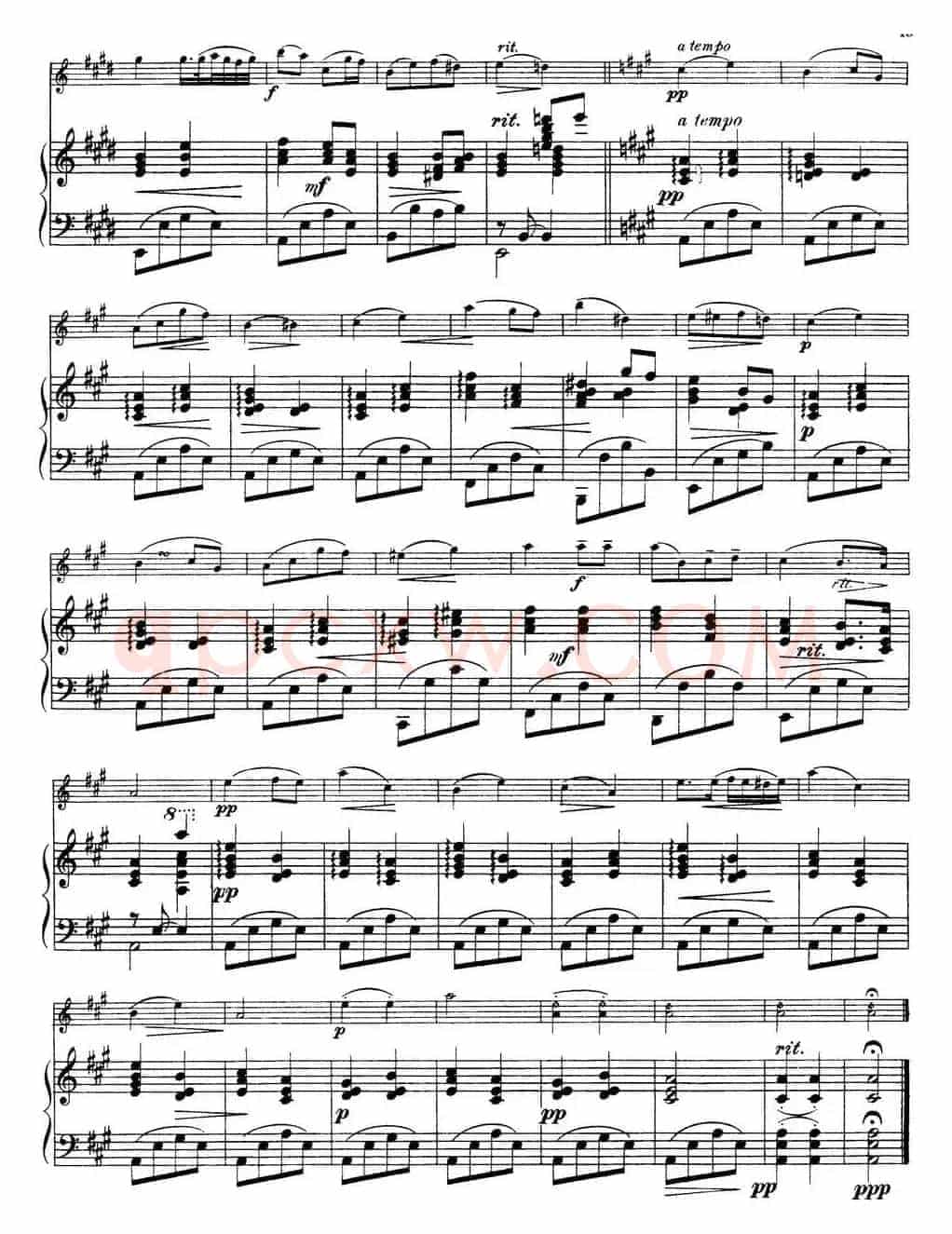 25首小提琴曲合集:Wiegenlied.(Cradle Song.)(MAX EICHHORN Op.13,No.1)(小提琴+钢琴伴奏)