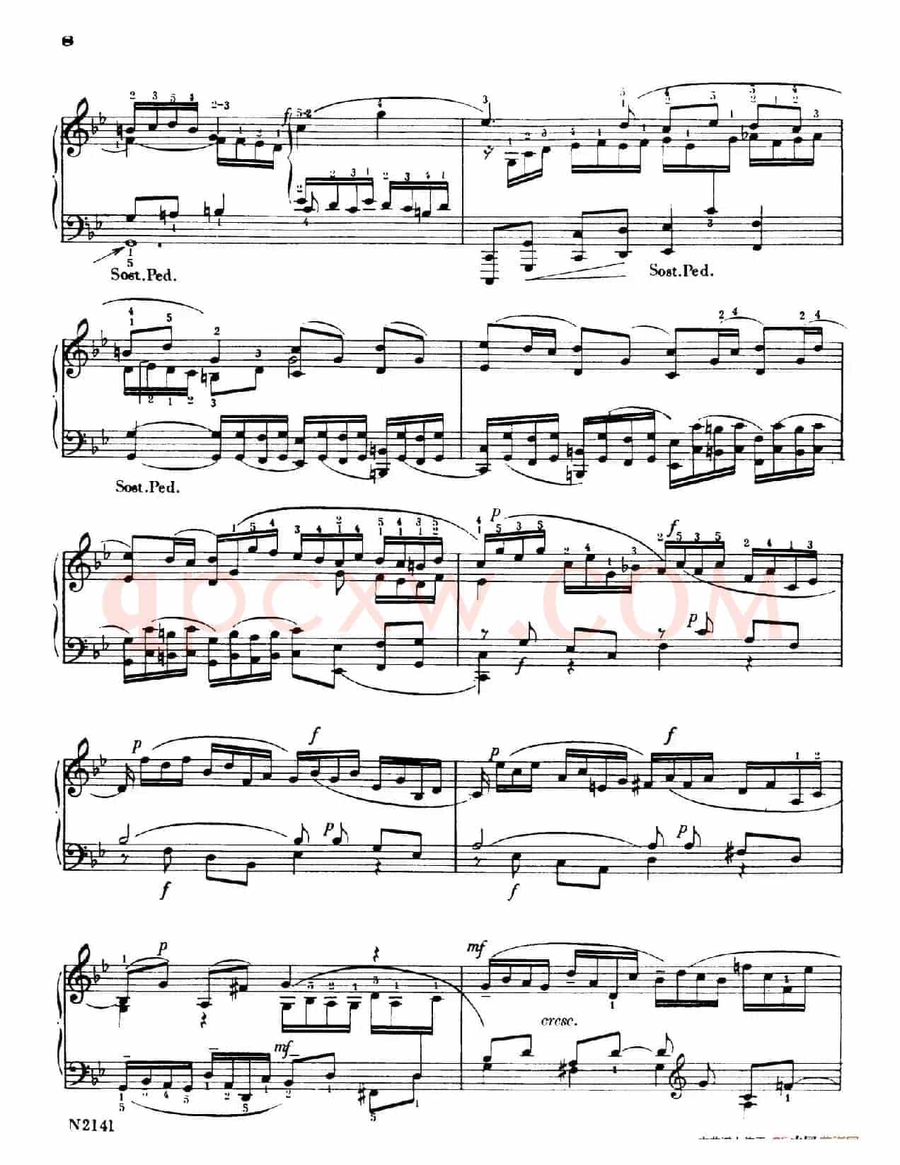 Fugue in g Minor BWV 578(g小调赋格·Briskier改编钢琴独奏版)