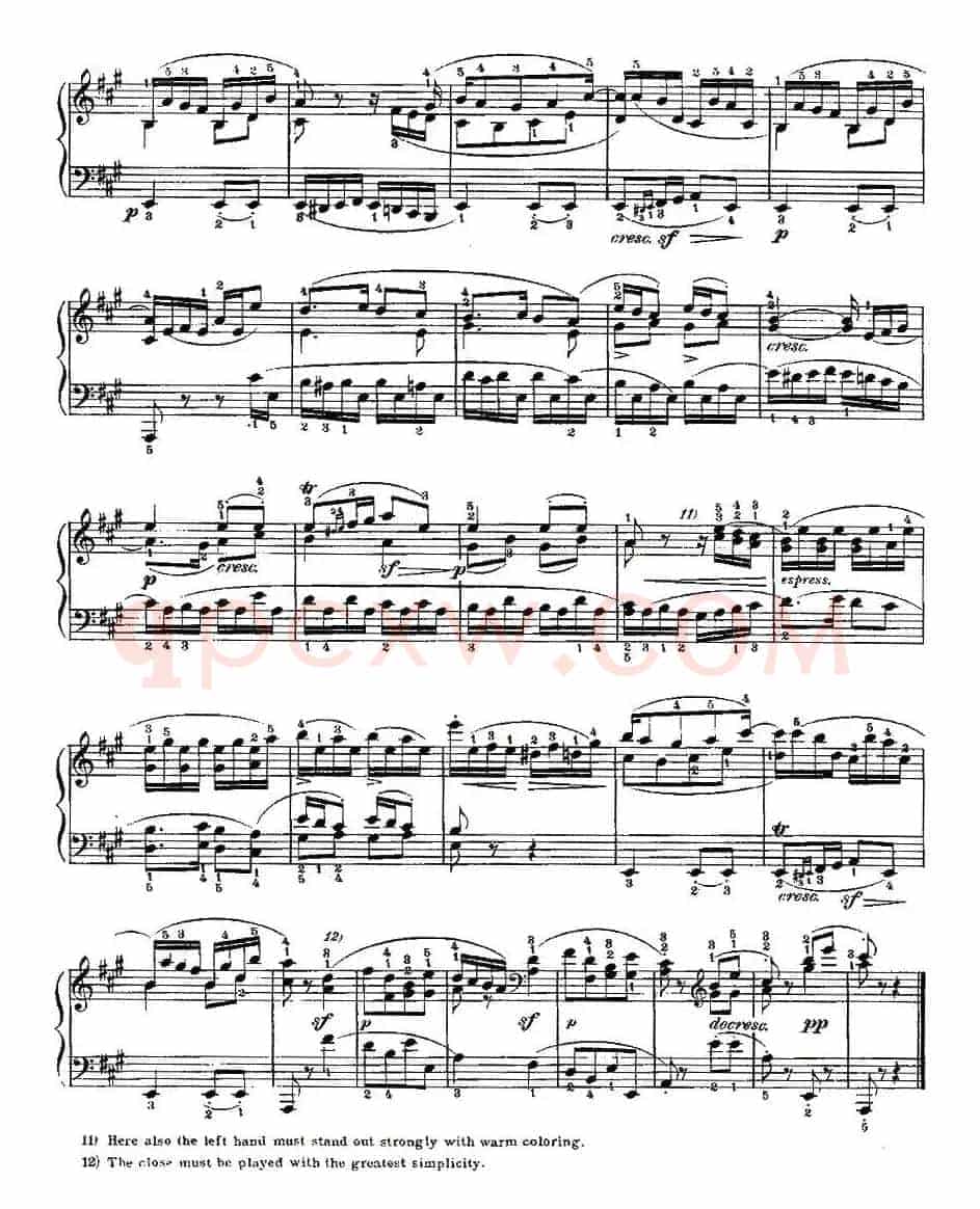 贝多芬钢琴小品（Bagatelles）（Op.33 之4）