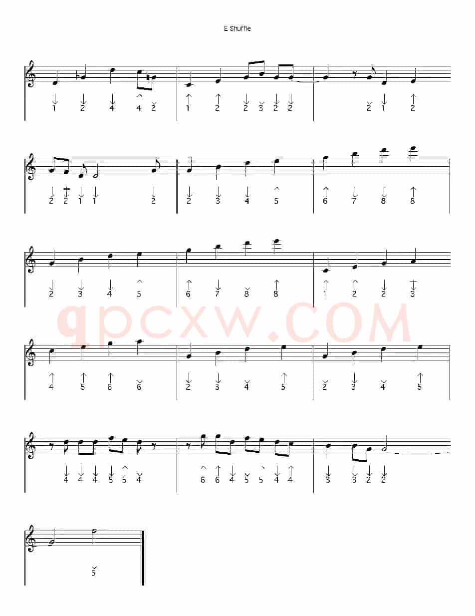 E Shuffle（布鲁斯）