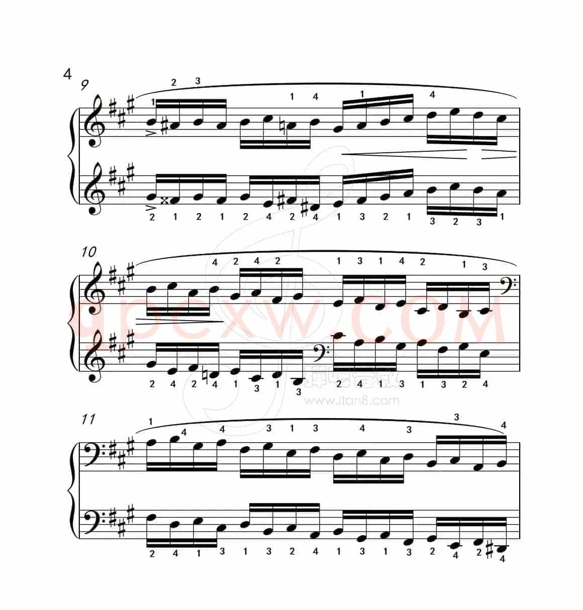 练习曲 4（克拉莫钢琴练习曲60首）