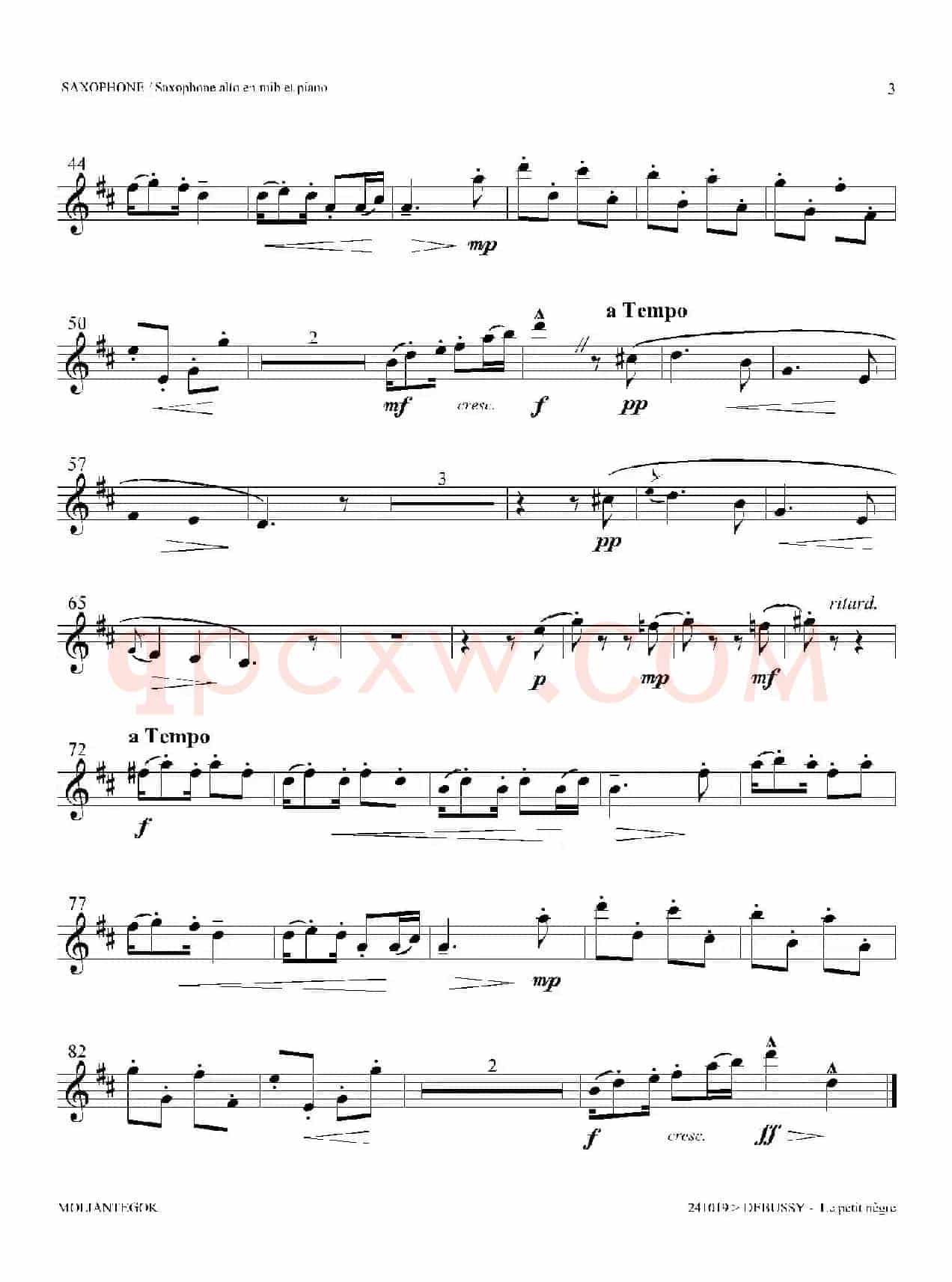 小黑人（中音萨克斯）