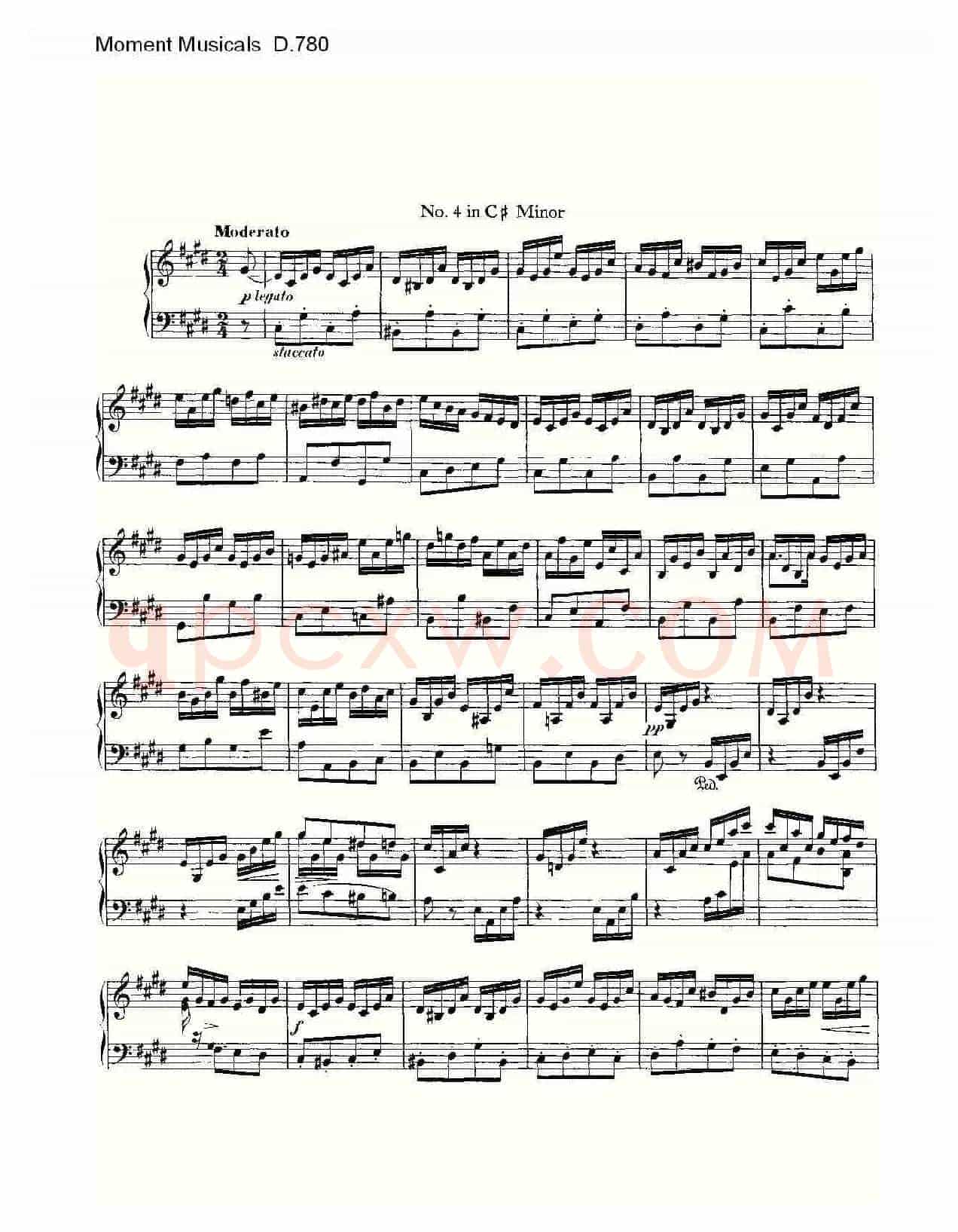 Moment Musicals D.780（6首音乐瞬间）