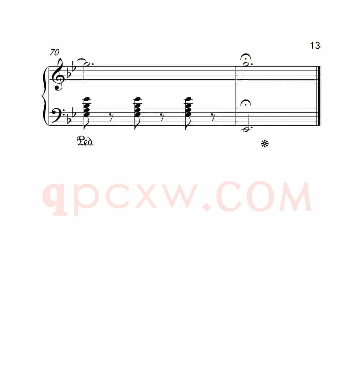 第六级 浮云（中国音乐学院钢琴考级作品1~6级）