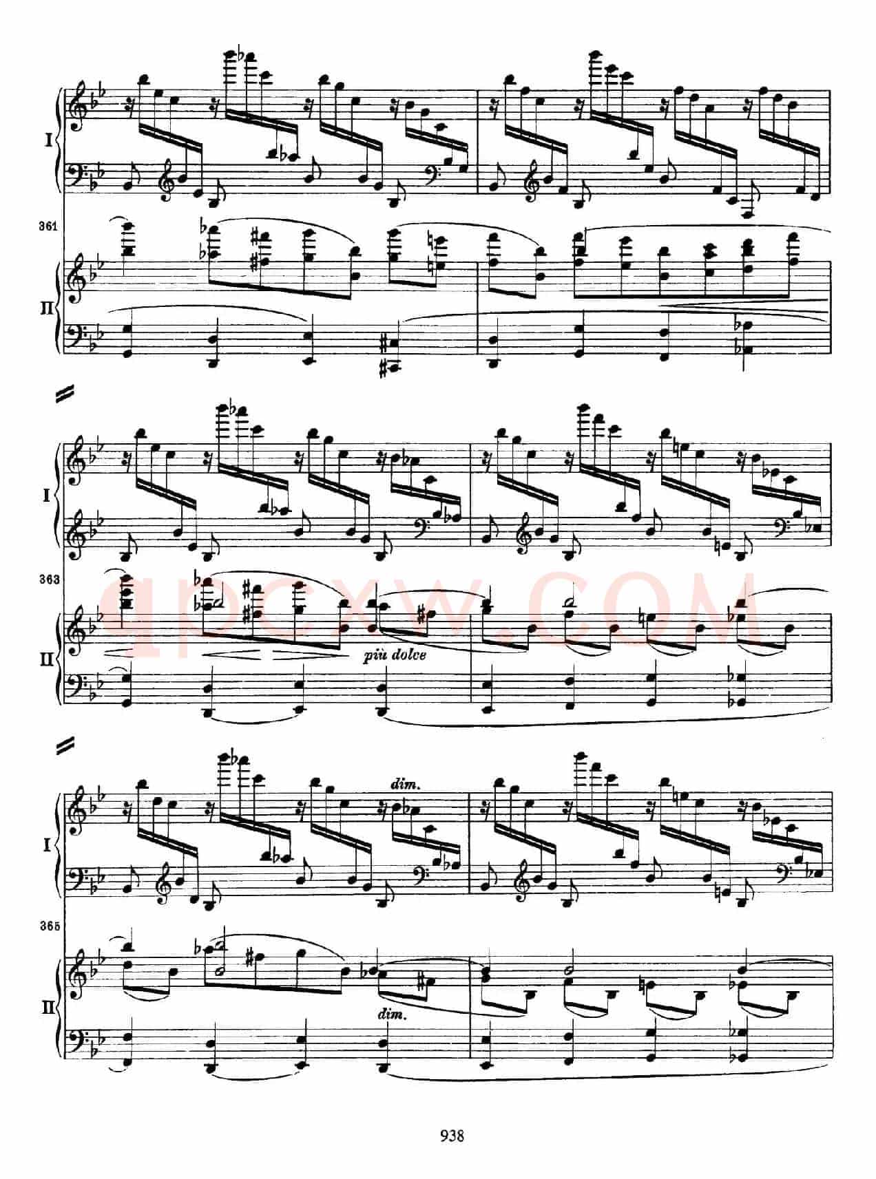 降B大调第二钢琴协奏曲 （P31——40）