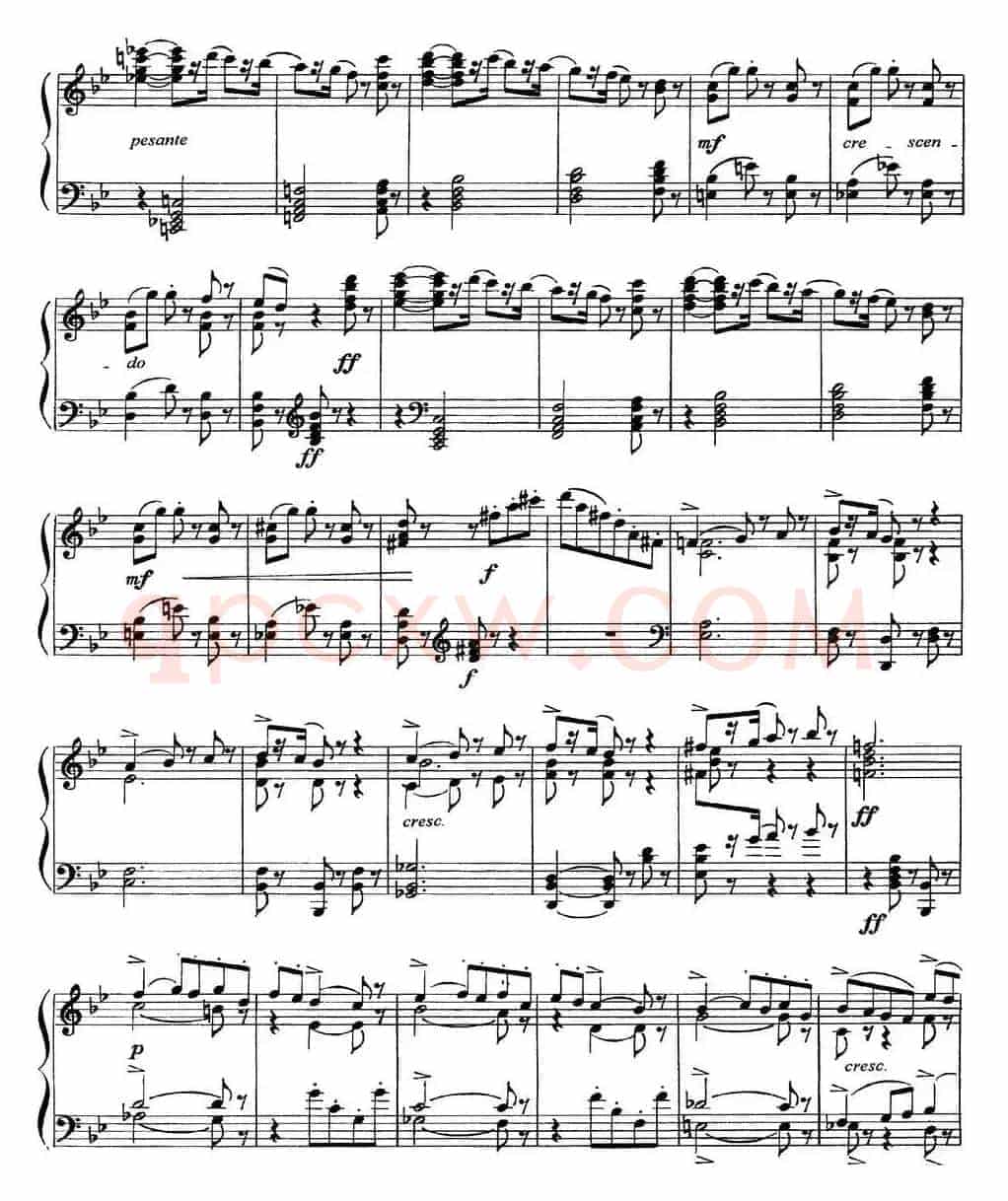 柴可夫斯基18首钢琴小品Op.72(6.Mazurque pour danser)