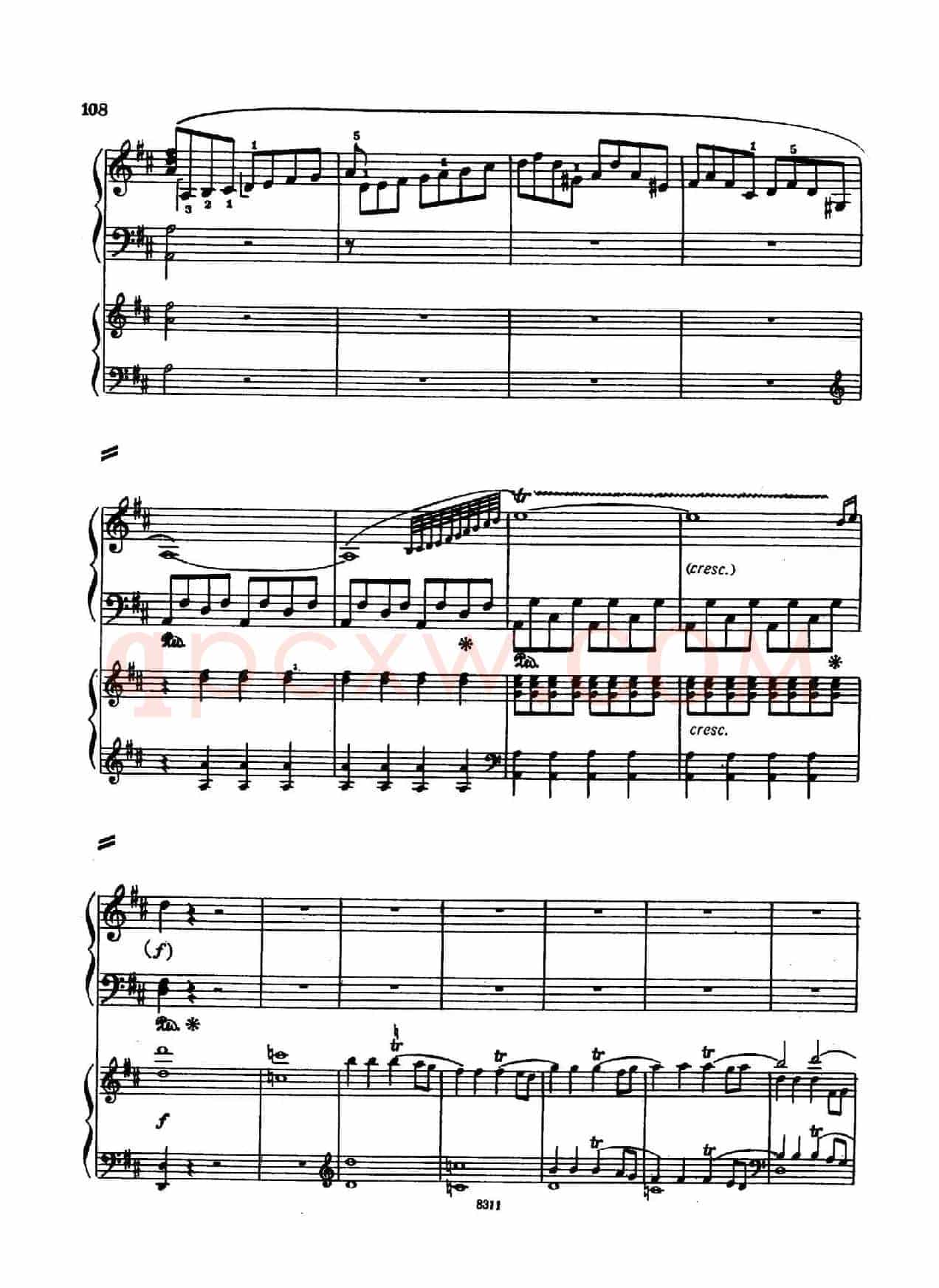 Concerto no 5 K 175 - 2 Piano(Ⅲ)