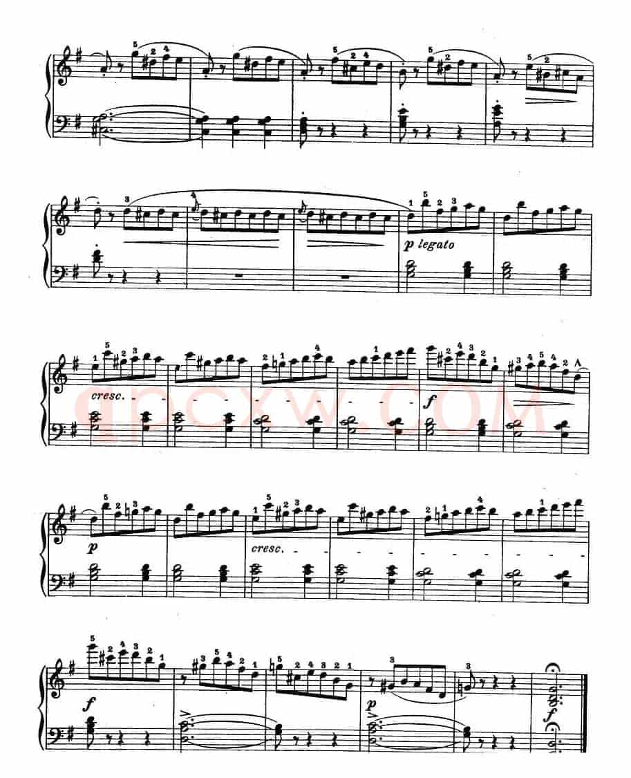 儿童钢琴进阶练习曲50首之7
