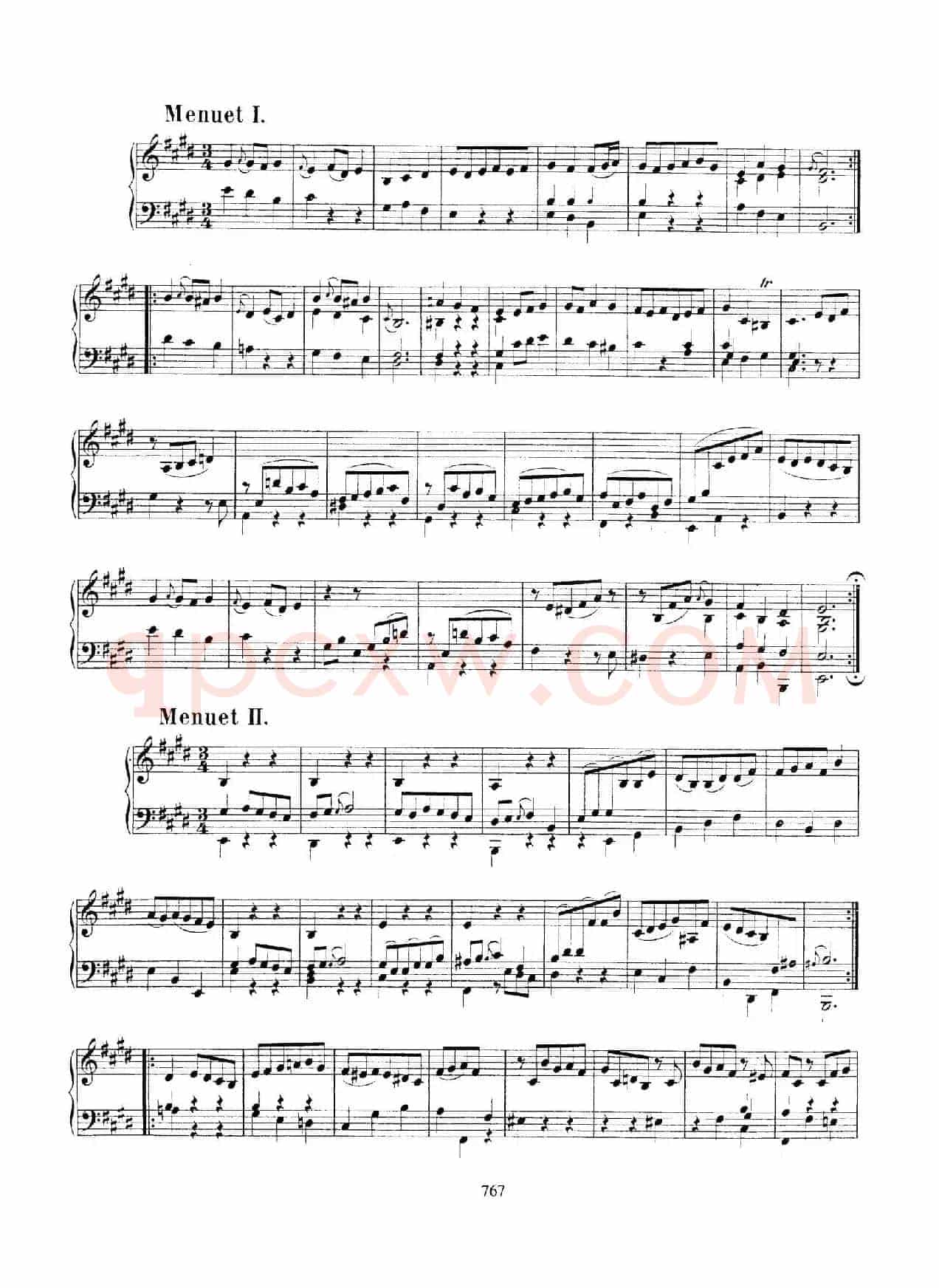 Partita in E Major BWV 1006a（E大调第三无伴奏小提琴组曲·钢琴独奏版）