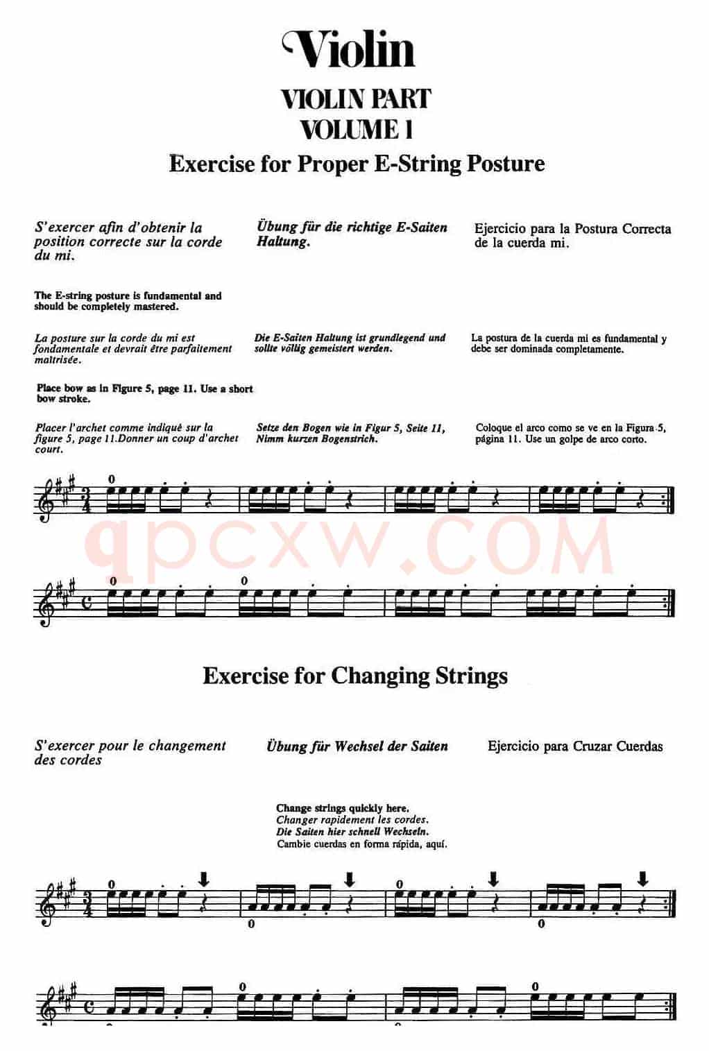 铃木小提琴教材第一册（Suzuki VIOLIN PART VOLUME 1）