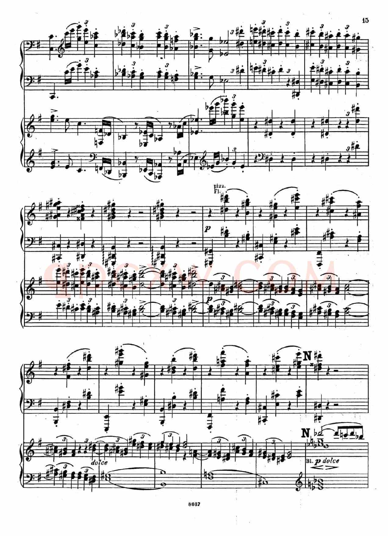 Symphony No.4 in e Minor Op.98(e小调第四交响曲·双钢琴)