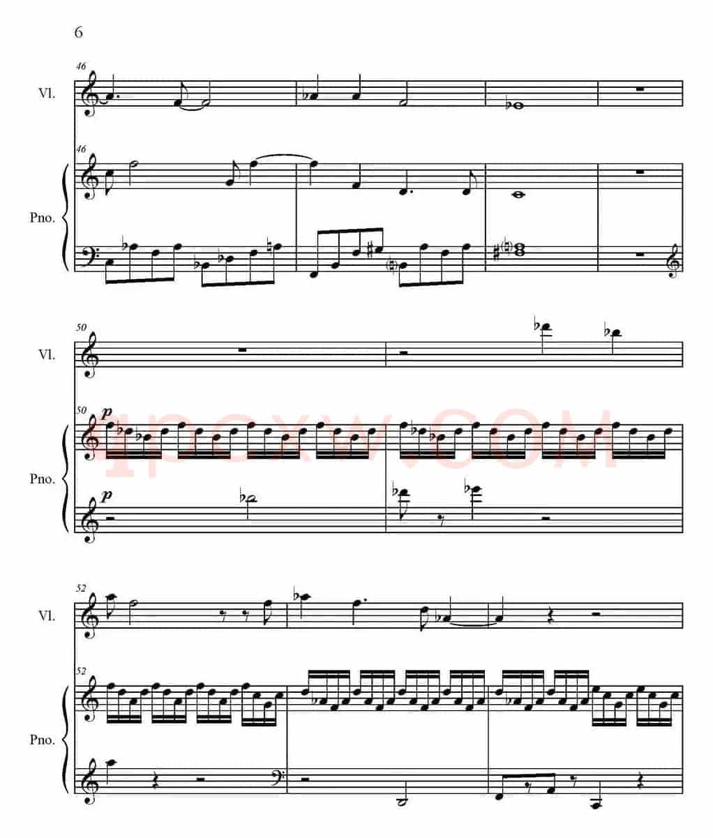 Sonate Verte（1-Prelude、小提琴+钢琴伴奏）