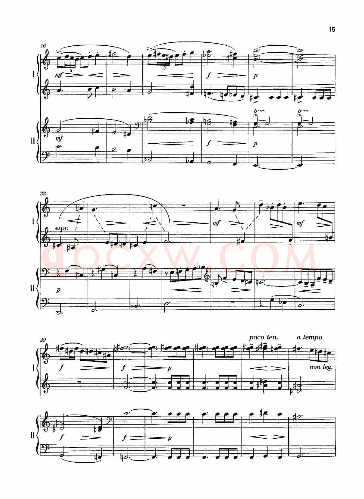 Vier Bagatellen Op.70(4首小品·Ⅱ·四手联弹)