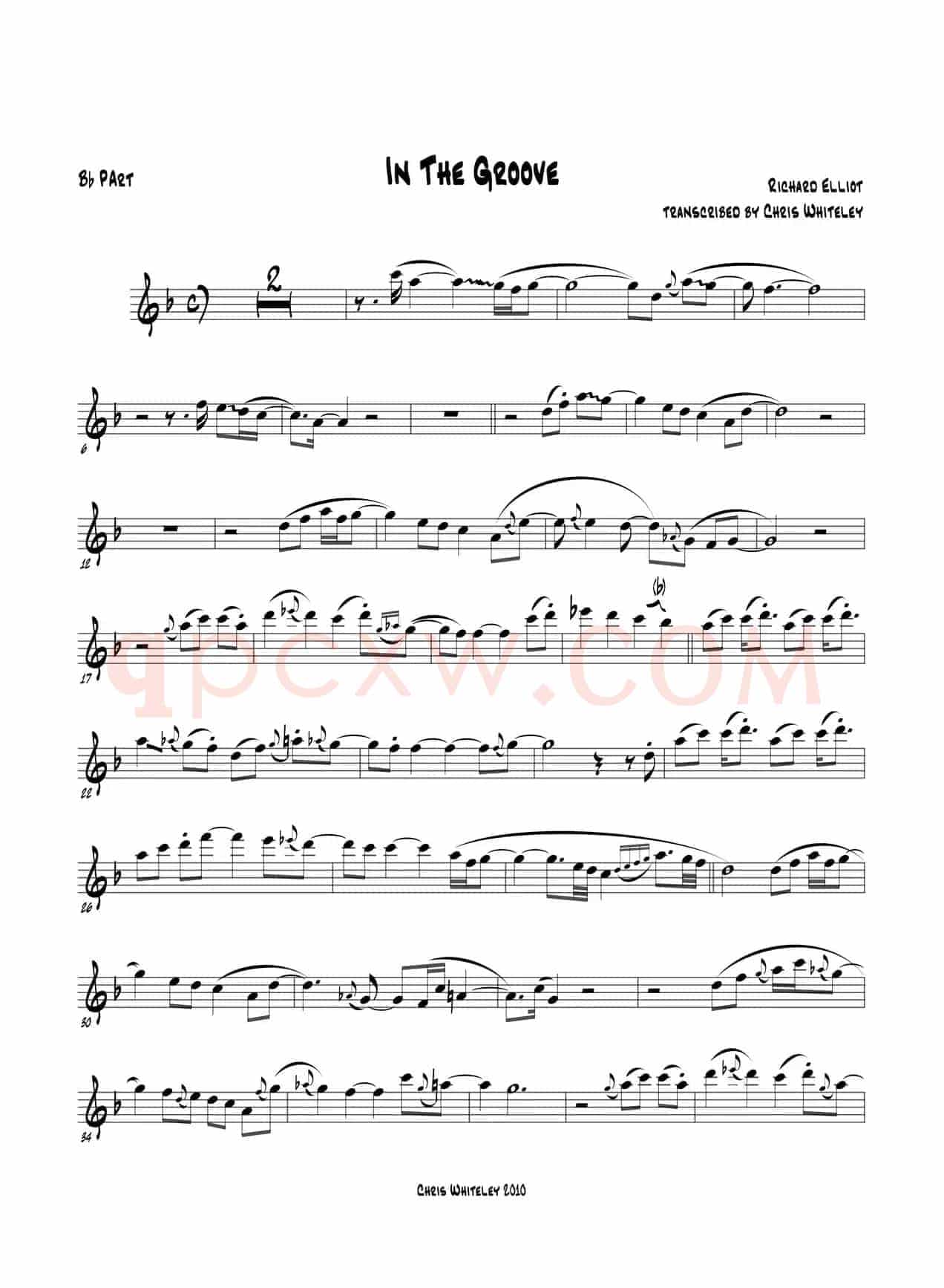 In The Groove（次中音萨克斯）