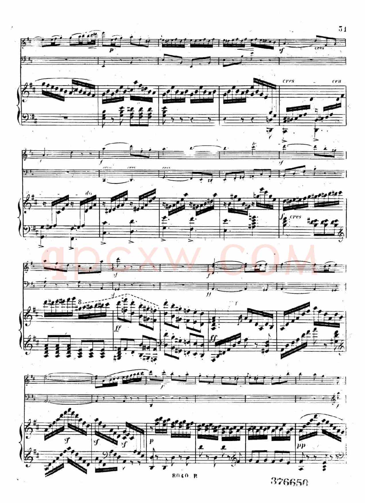 Piano Trio No.1 in d Minor Op.49(d小调第一钢琴三重奏·第三乐章)
