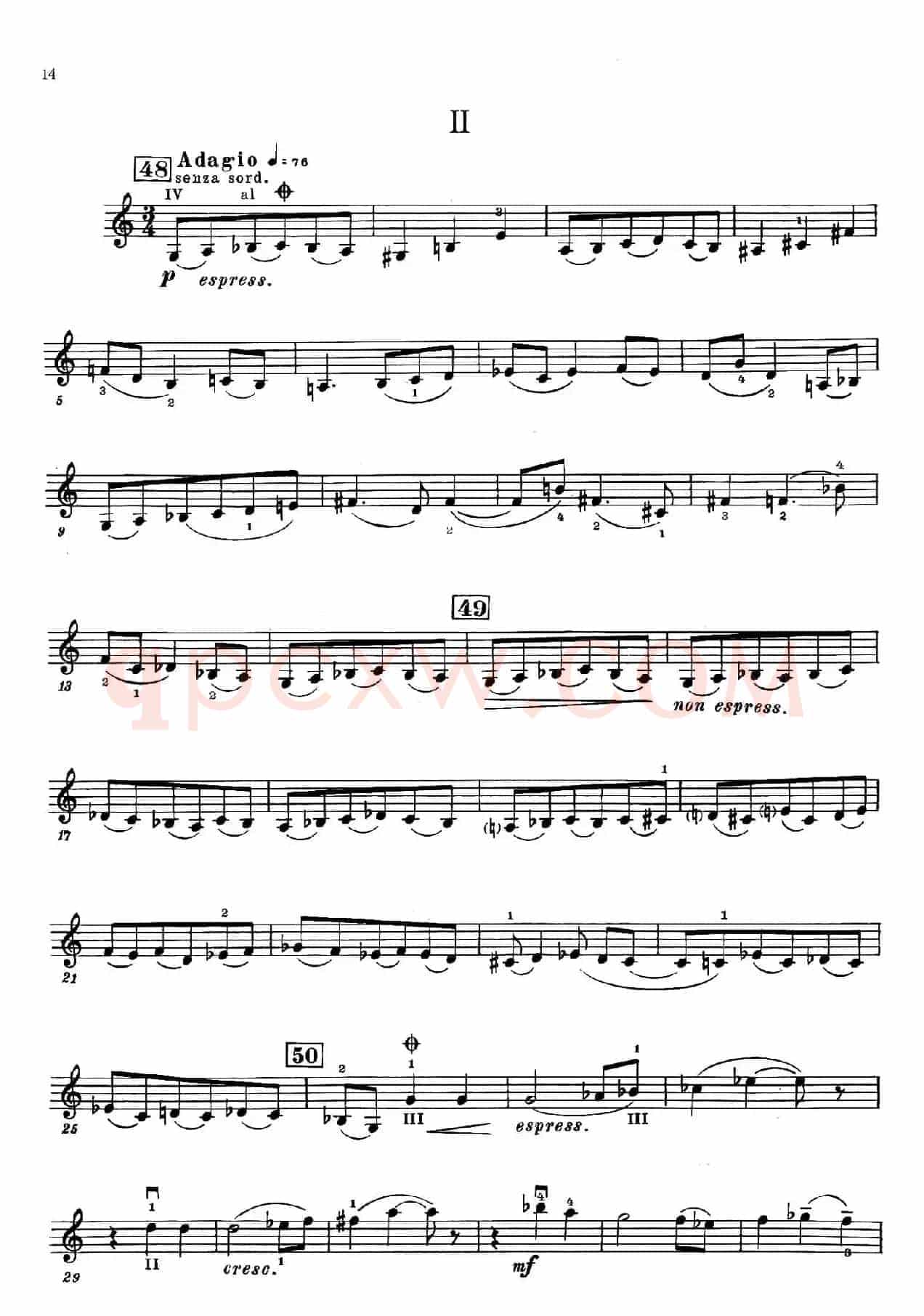 Concerto Op.129 No.2（第二小提琴协奏曲）