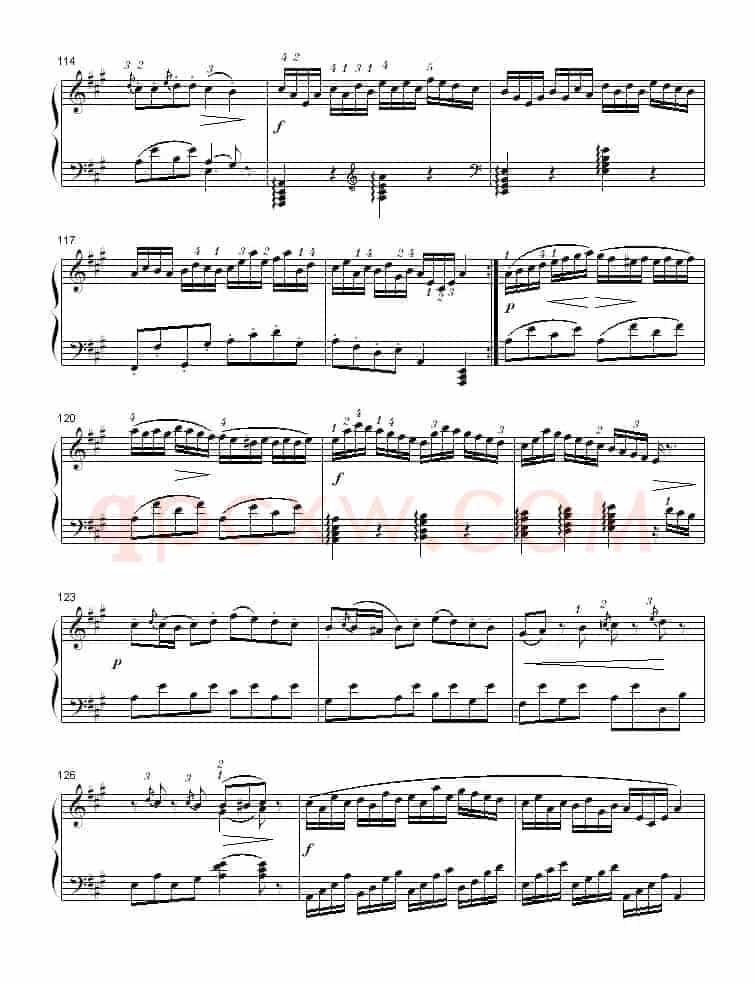 A大调钢琴奏鸣曲