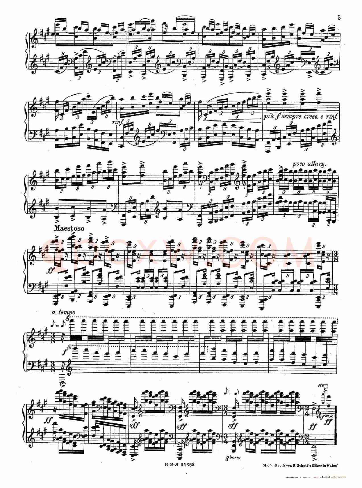 Five Concert Etudes