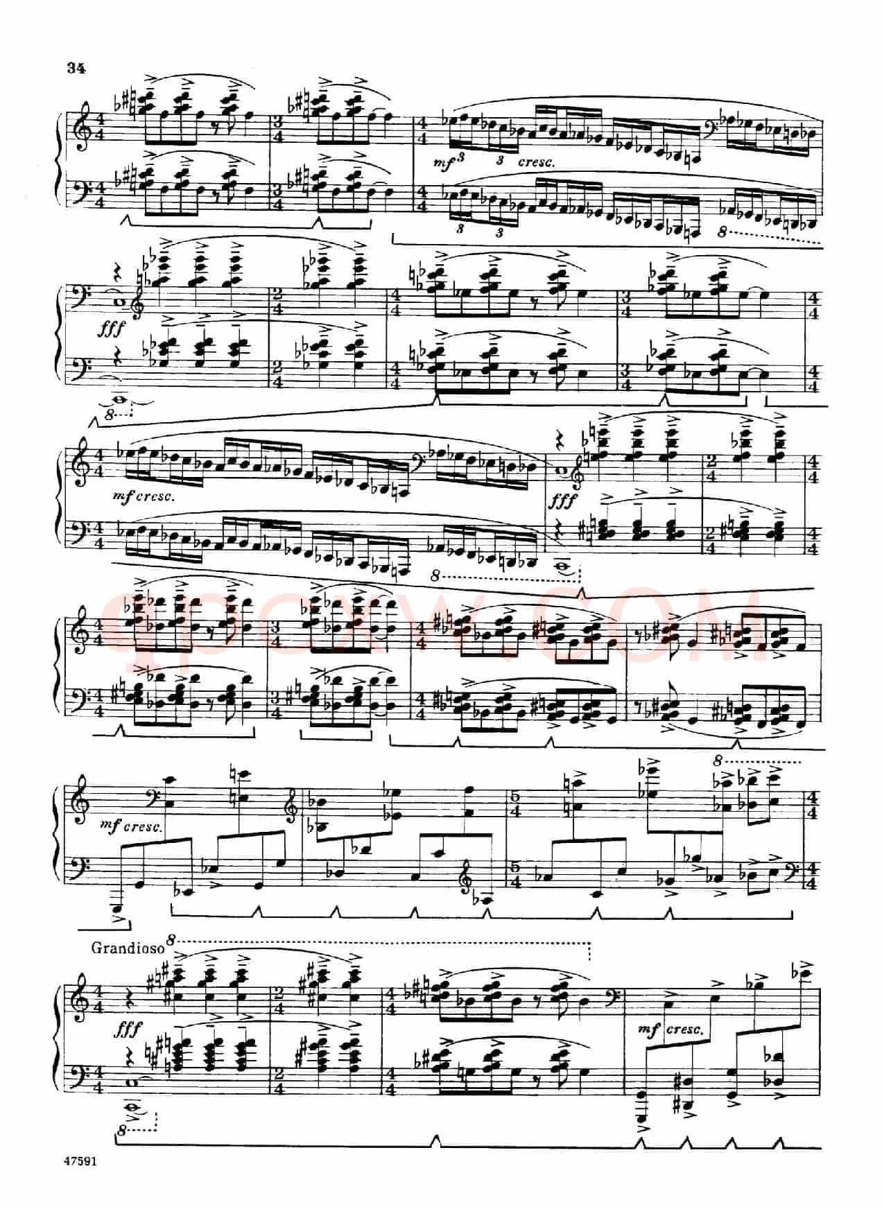 Piano Sonata in E-flat Major Op.95(降E大调钢琴奏鸣曲·Ⅲ)