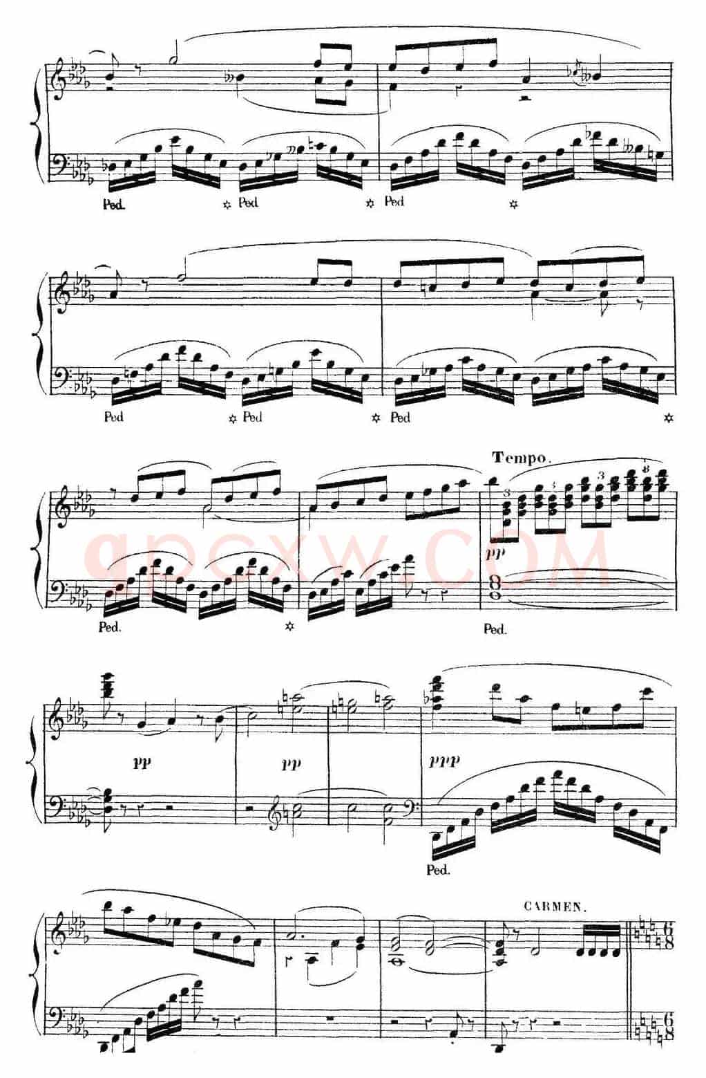 Carmen for Solo Piano（卡门全剧钢琴独奏版）（No.16）