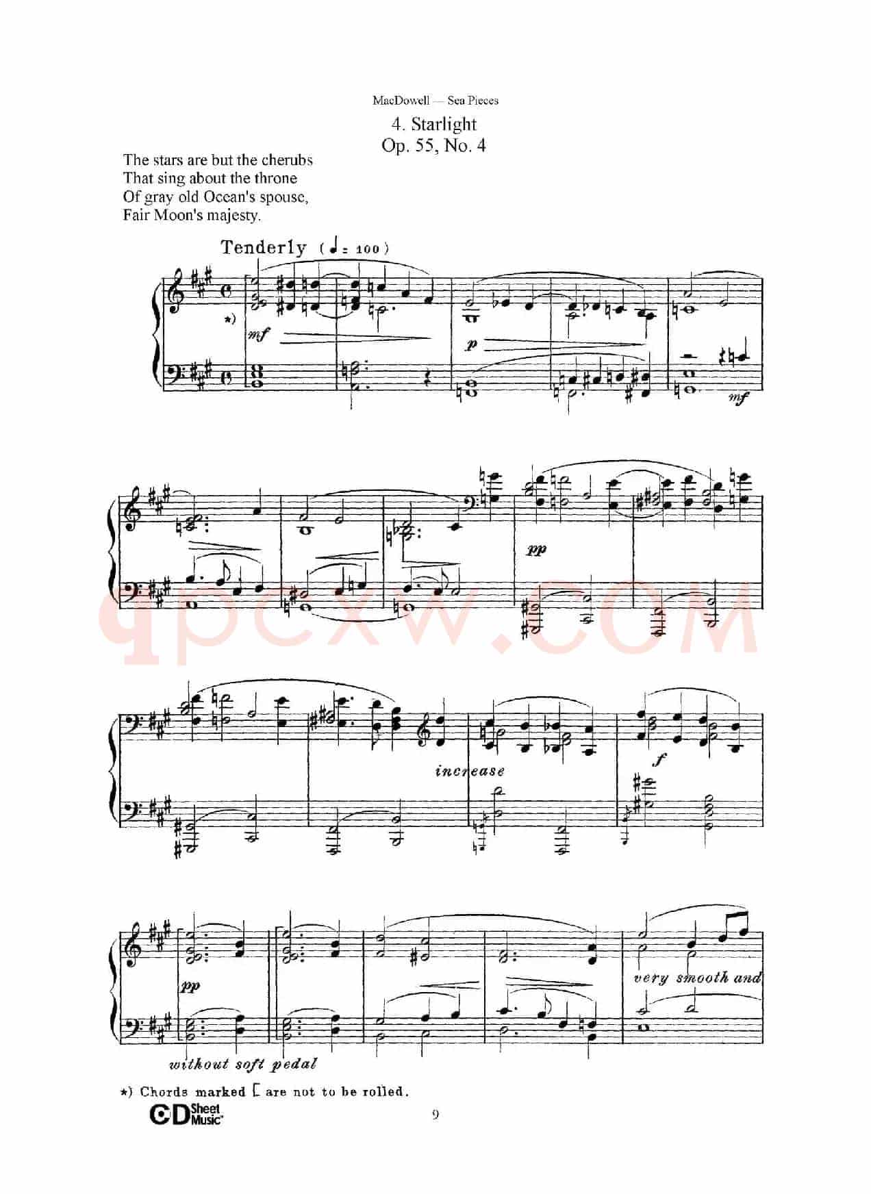 海景 Sea Pieces Op.55(No.4)