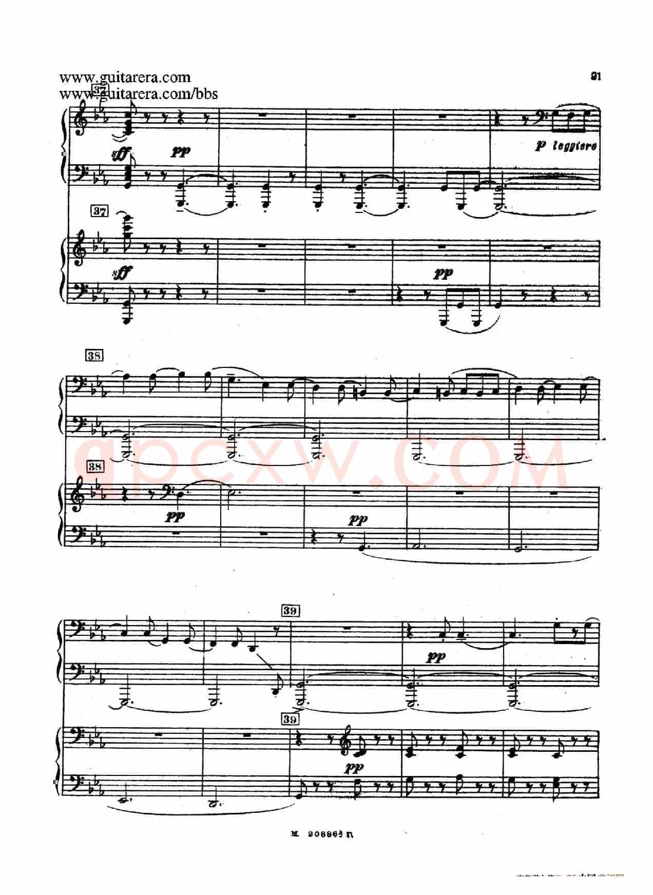 第二双钢琴组曲 Suite for Two Pianos No.2 Op.17(4. 塔兰泰拉舞曲 Tarantella)