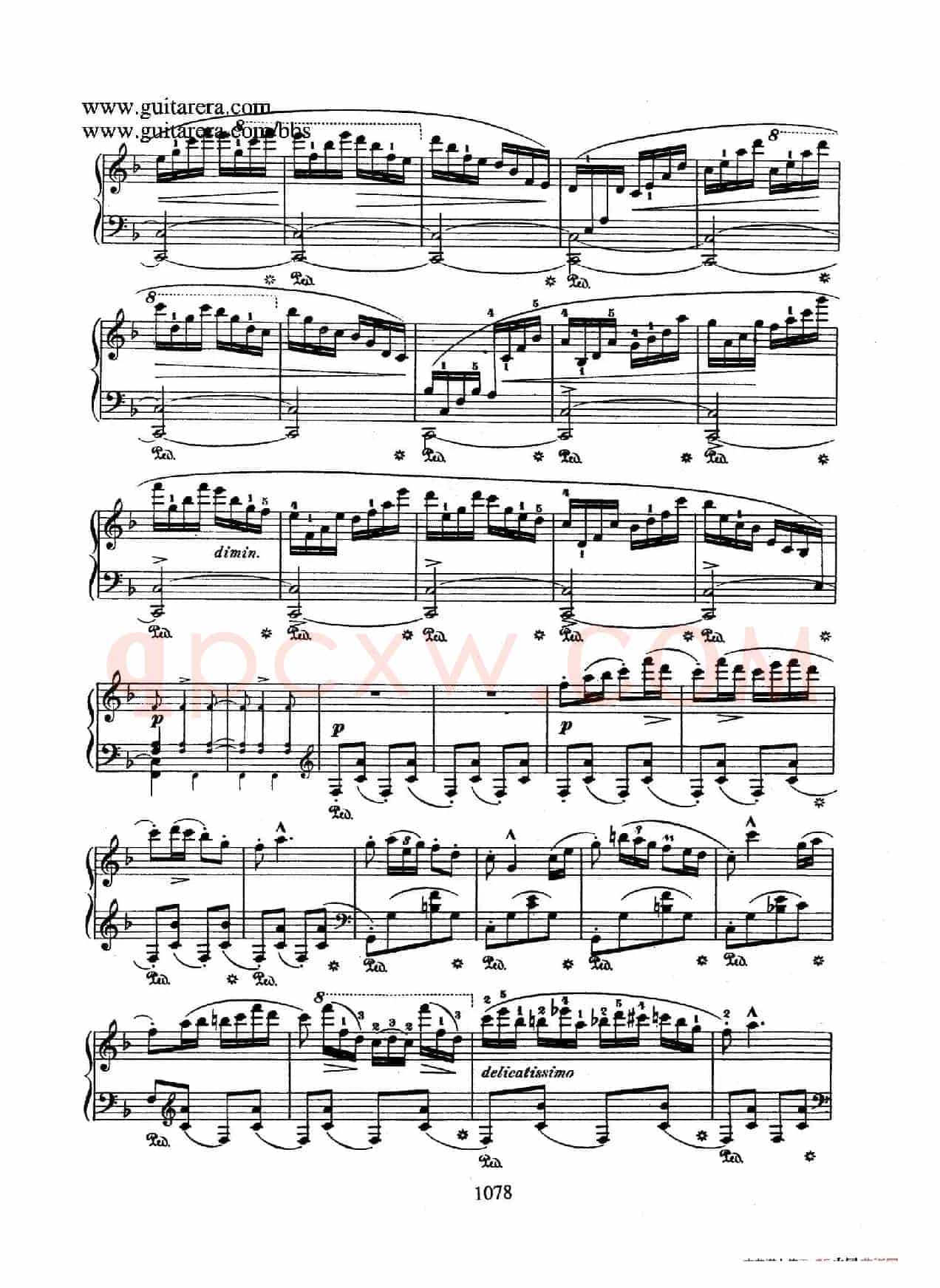 Krakowiak Grand Rondo de Concert Op.14 (克拉科维克音乐会用大回旋曲·钢琴独奏版)