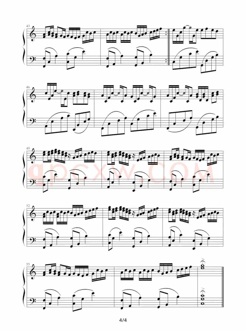 Canon (with piano)（《我的野蛮女友》中的完整版）
