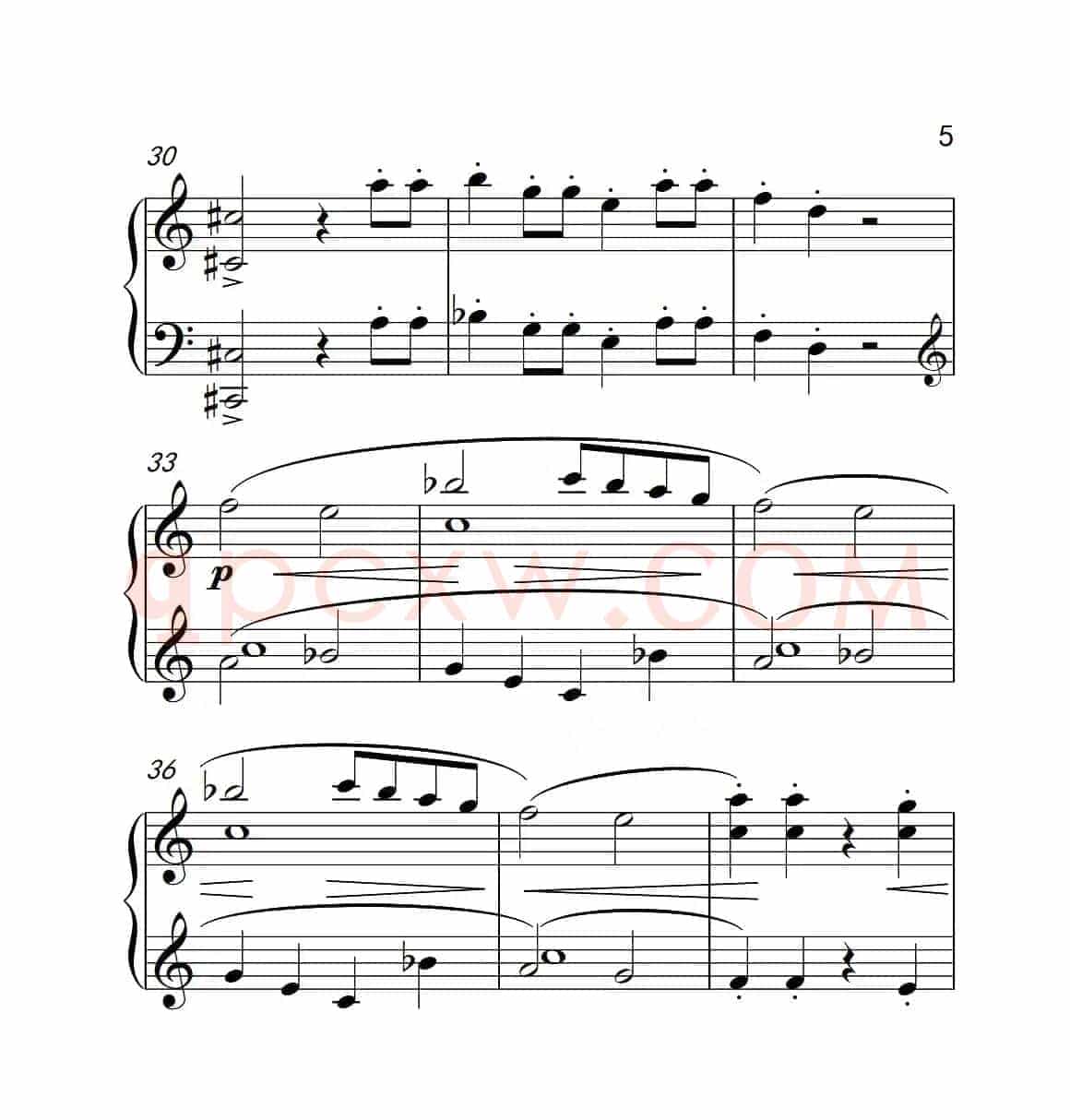 第四级B组 小奏鸣曲（中国音乐学院钢琴考级作品1~6级）