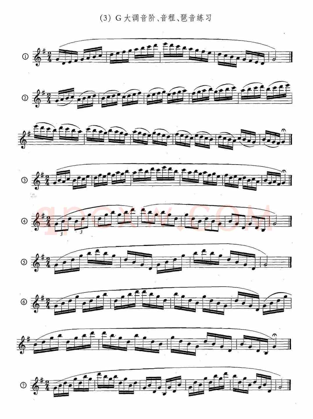萨克斯练习曲合集（5—33）日常基础练习