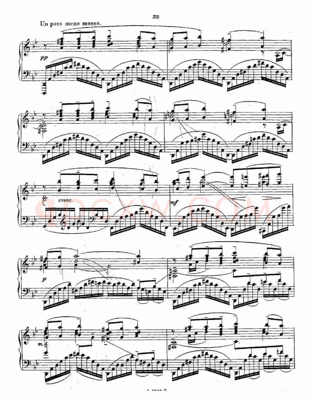 10首《前奏曲》之五（Rachmaninoff 10 Preludes, Op.23）