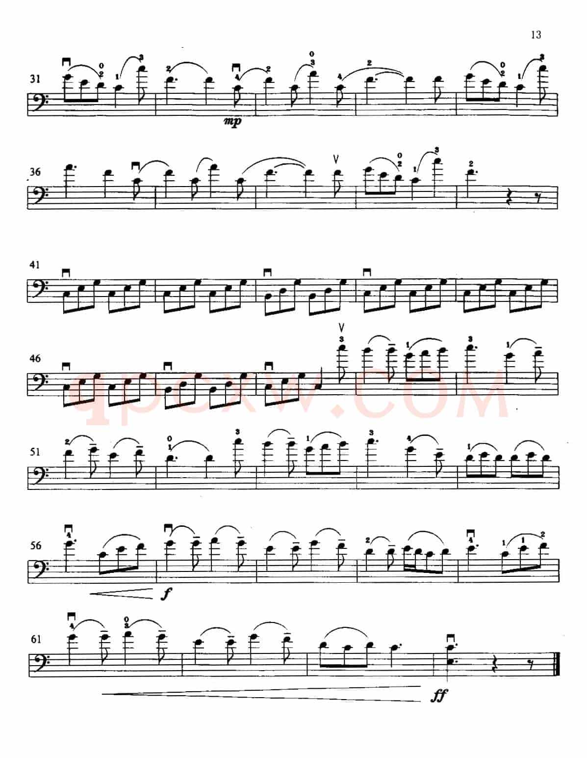 回旋曲（R·N·C·鲍夏沙作曲版）（大提琴二重奏）