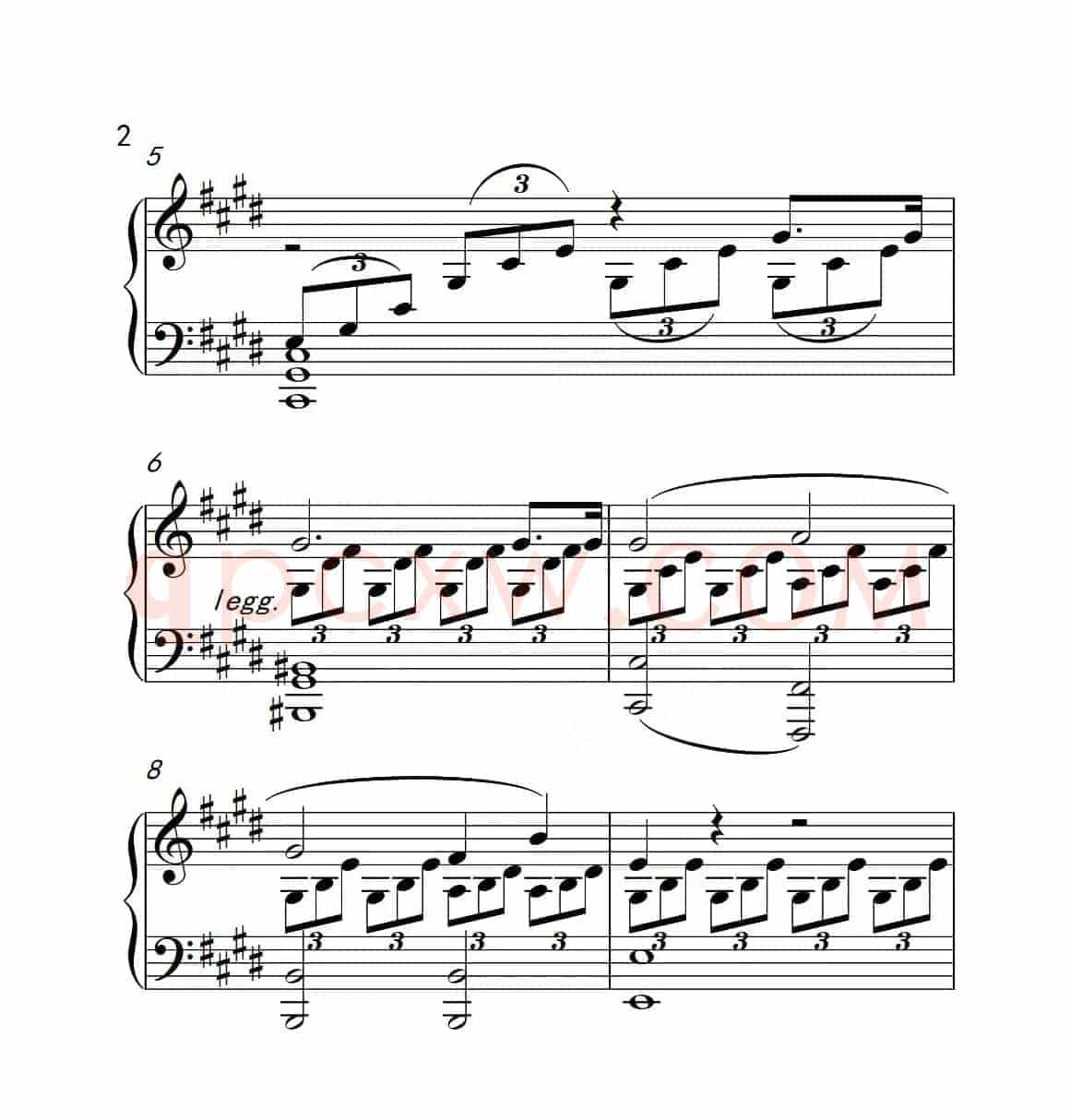 第六级 奏鸣曲（中国音乐学院钢琴考级作品1~6级）