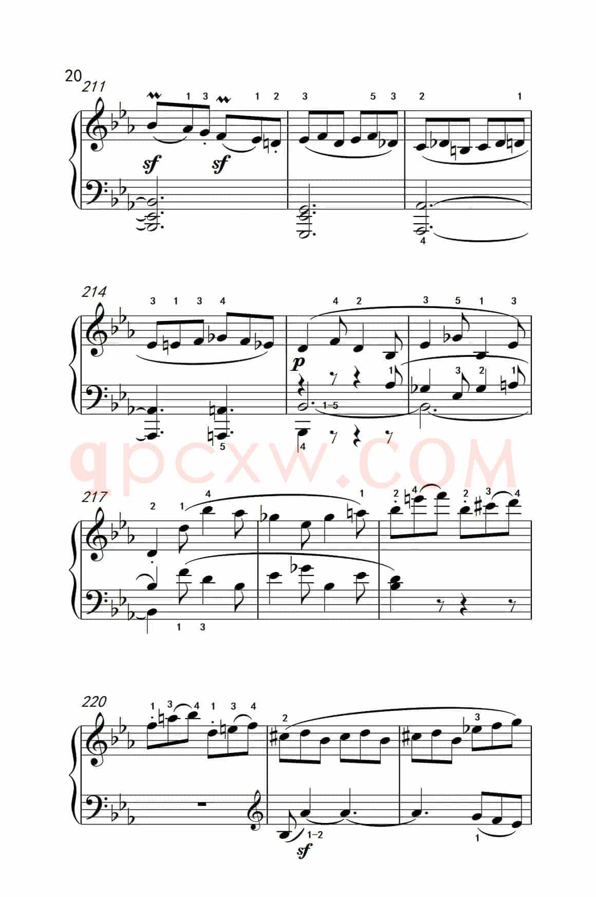 奏鸣曲 Opus 7 第一乐章（贝多芬奏鸣曲集 2）