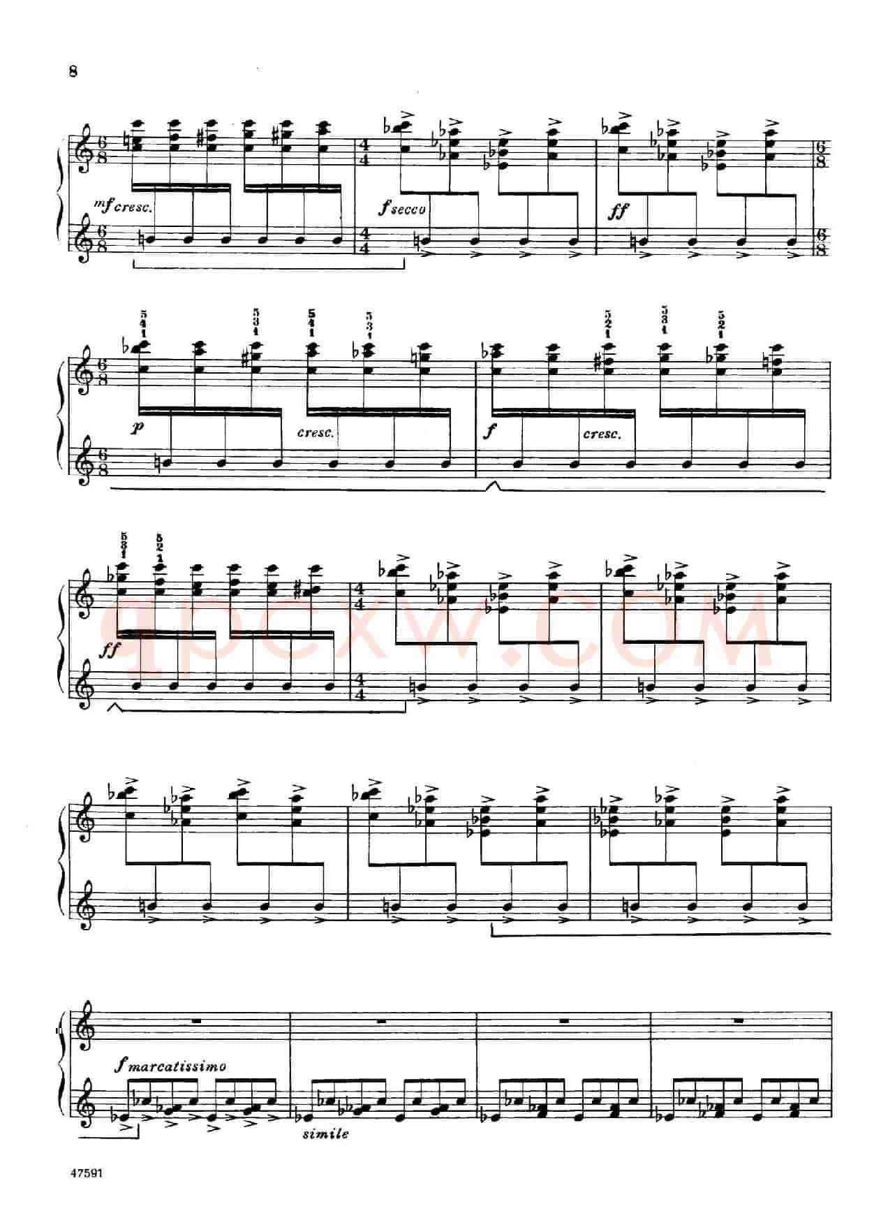 Piano Sonata in E-flat Major Op.95(降E大调钢琴奏鸣曲·Ⅰ)