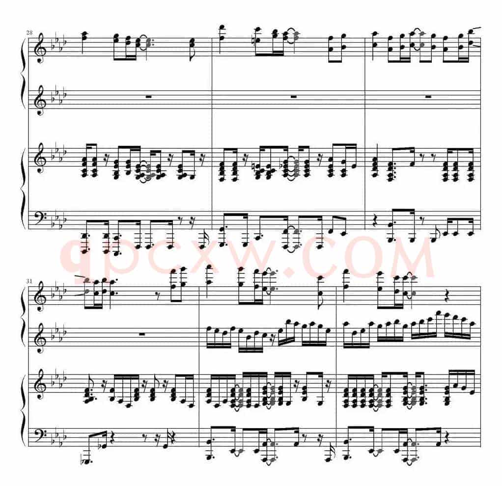 Share The World（海贼王主题曲、四手演奏版）