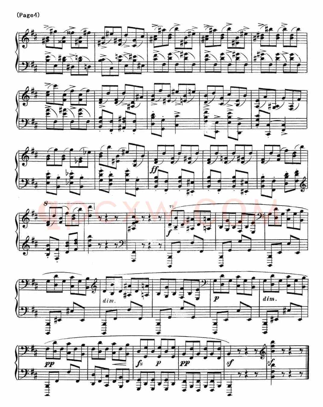 斯克里亚宾12首钢琴练习曲 Op8(No.3 Alexander Scriabin Etudes)