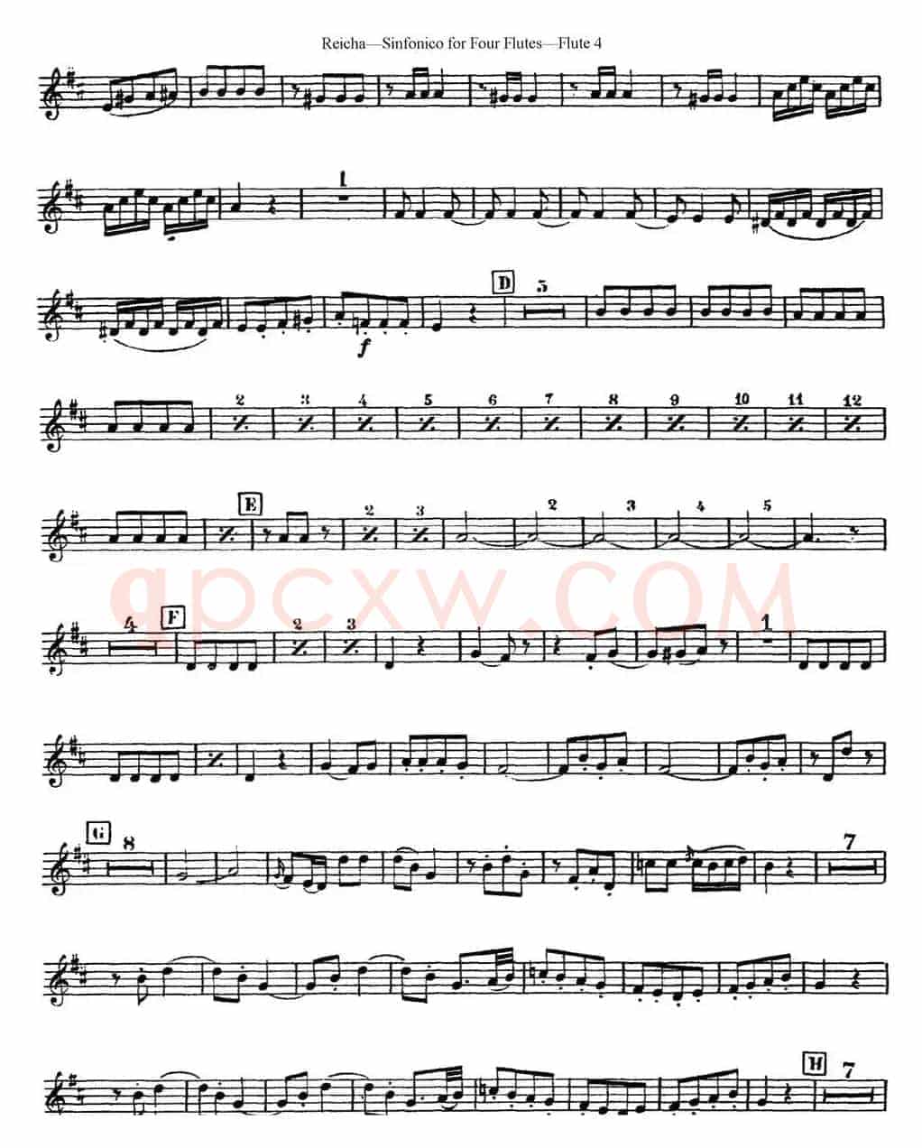 瑞查长笛四重奏（Flute 4）