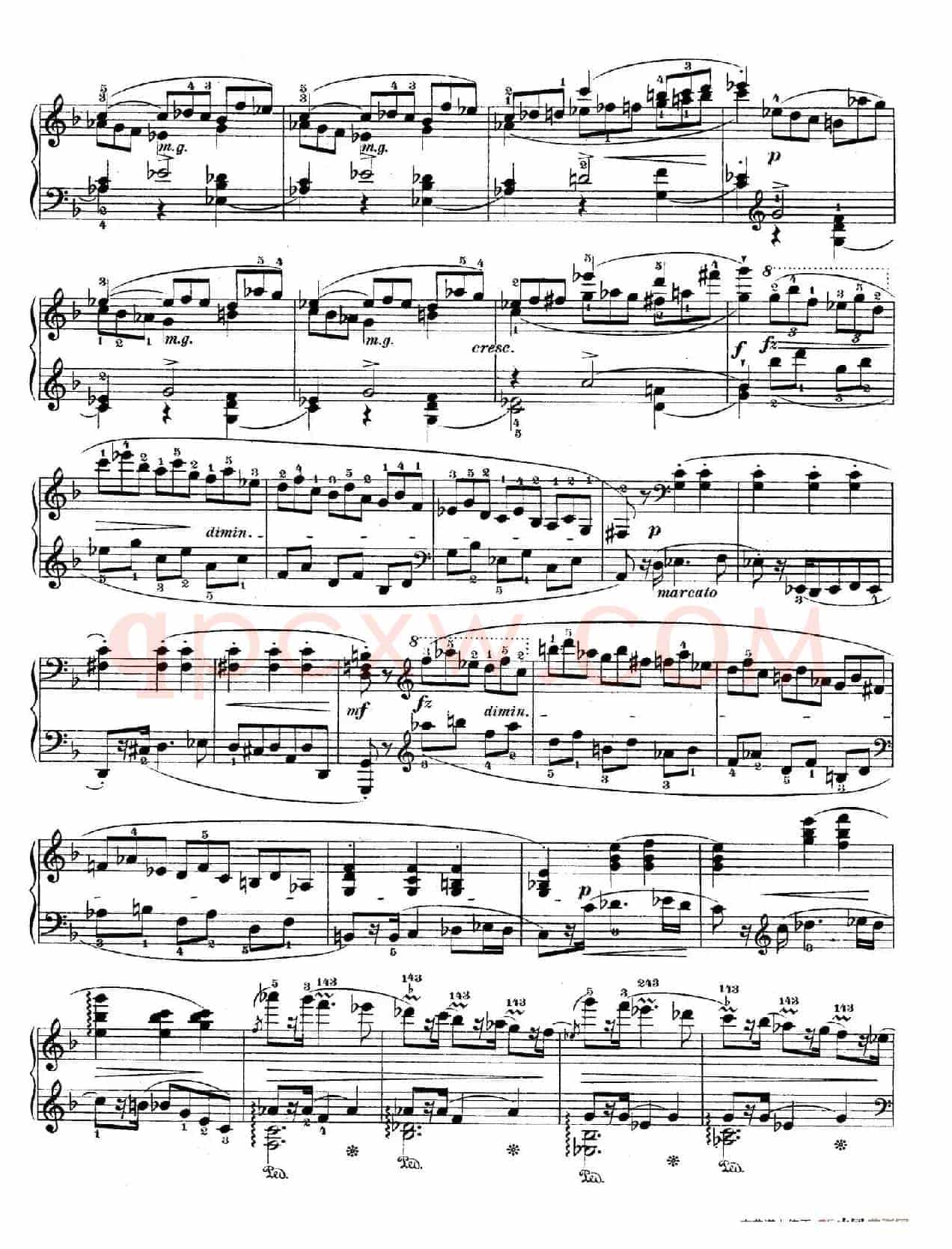 Rondo A La Mazurka Op.5(F大调玛祖卡舞曲型回旋曲)