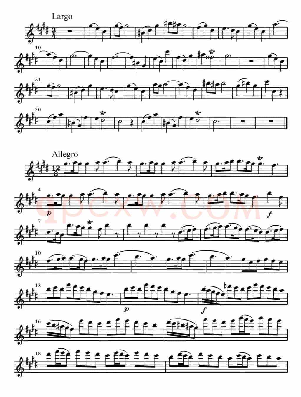  All parts of Spring（四季·春天）（主奏小提琴分谱）