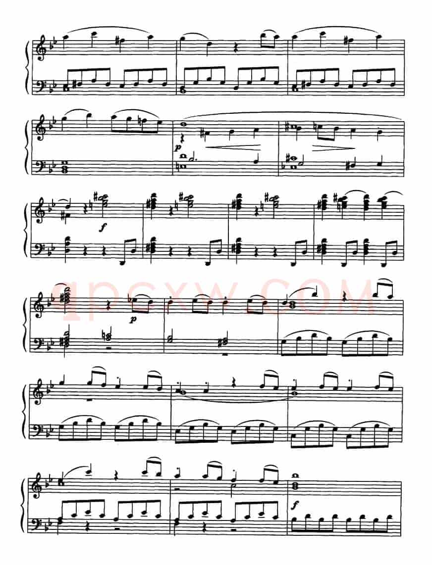 G小调第四十交响曲（第一乐章主题片段）