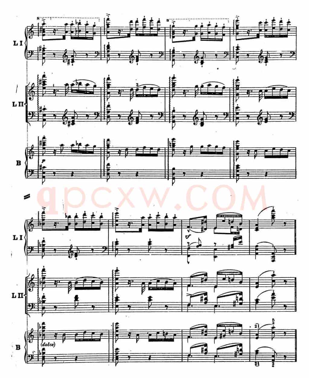 6首帕格尼尼大练习曲(Thema mit Variationen Etude Nr.6)