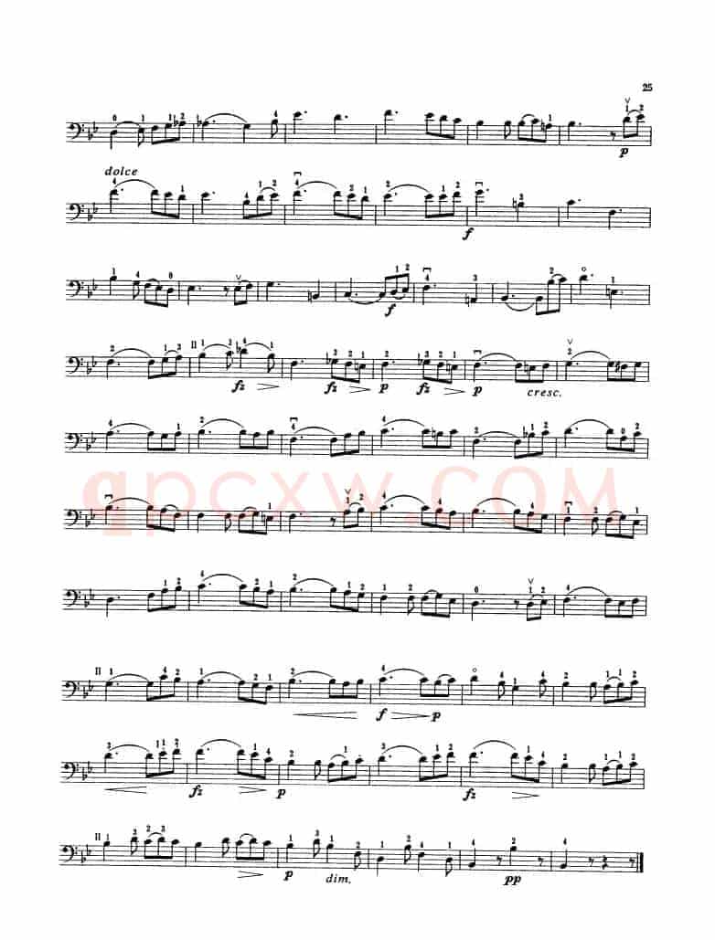 第一奏鸣曲 Op.43（大提琴）