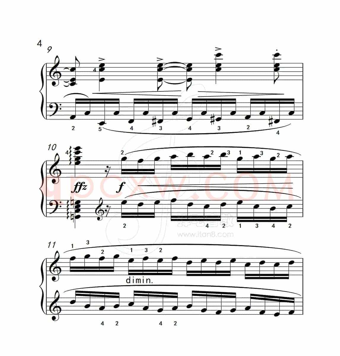 练习曲 1（克拉莫钢琴练习曲60首）